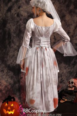 Trang Phục Cô Dâu Của Quỷ Bigsize Cho Nam Hoá Trang Lễ Hội Halloween