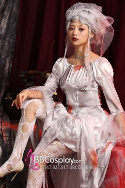 Trang Phục Cô Dâu Của Quỷ Bigsize Cho Nam Hoá Trang Lễ Hội Halloween