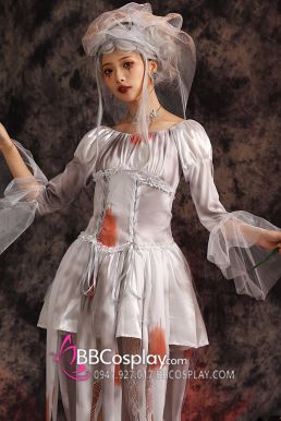 Trang Phục Cô Dâu Của Quỷ Bigsize Cho Nam Hoá Trang Lễ Hội Halloween