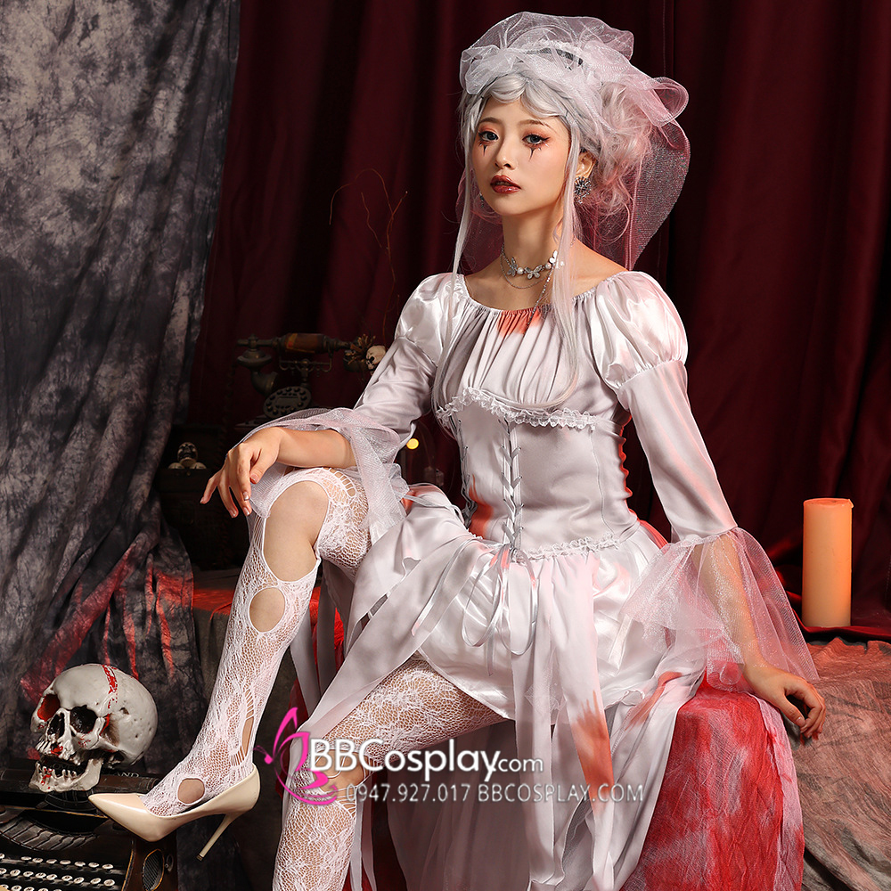 Trang Phục Cô Dâu Của Quỷ Bigsize Cho Nam Hoá Trang Lễ Hội Halloween