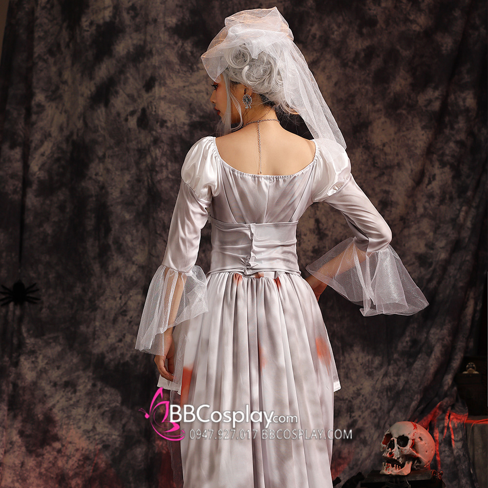 Trang Phục Cô Dâu Của Quỷ Bigsize Cho Nam Hoá Trang Lễ Hội Halloween