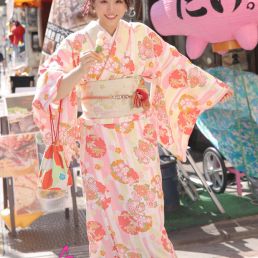 Áo Kimono Yukata Mùa Hè Ngọt Ngào Tặng Kèm Thắt Lưng