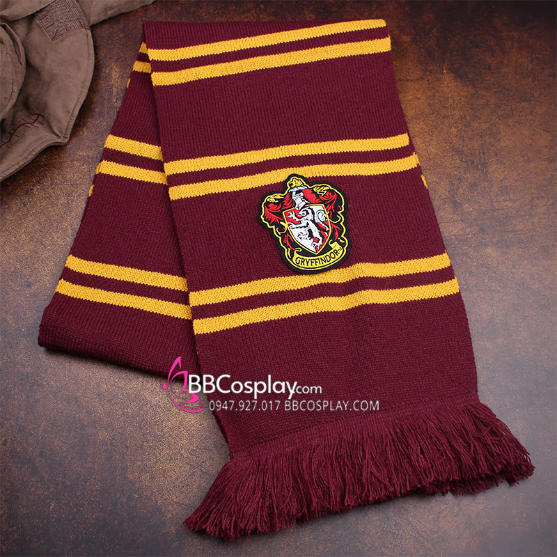 Khăn Choàng Cổ Thi Đấu Trường Hogwarts - Nhà Godric Gryffindor Dài 175Cm X 25Cm