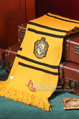 Khăn Choàng Cổ Thi Đấu Trường Hogwarts - Helga Hufflepuff Dài 175Cm X 25Cm