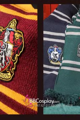 Khăn Choàng Cổ Thi Đấu Trường Hogwarts - Helga Hufflepuff Dài 175Cm X 25Cm