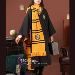 Khăn Choàng Cổ Thi Đấu Trường Hogwarts - Helga Hufflepuff Dài 175Cm X 25Cm