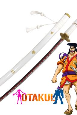 Kiếm Gỗ Phong Thủy Nhật Bản Enma Trắng Của Oden One Piece