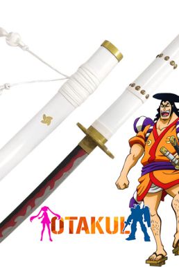 Kiếm Gỗ Phong Thủy Nhật Bản Enma Trắng Của Oden One Piece