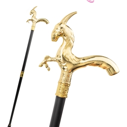 Gậy Quý Tộc Vàng Đầu Dê