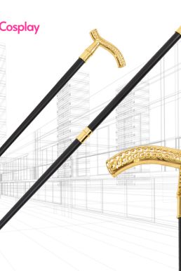 Gậy Quý Tộc Kim Loại Vàng Đầu Dây Xích