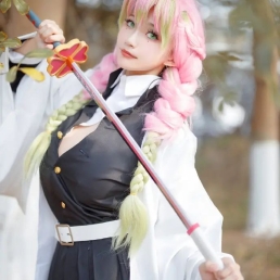 Đồ Cosplay Luyến Trụ Mitsuri Kanroji - Kimetsu No Yaiba