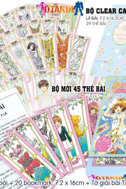 Bộ Bài Sakura Clear Cards Mới 55 Lá