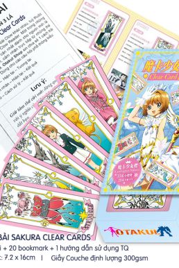 Bộ Bài Sakura Clear Cards Mới 55 Lá