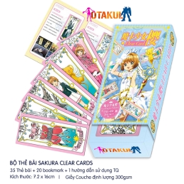 Bộ Bài Sakura Clear Cards Mới 55 Lá
