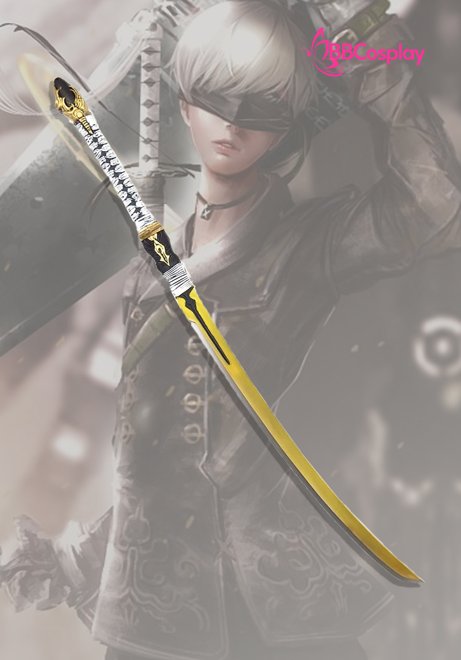 Kiếm 9S Nier: Automata - Màu Vàng