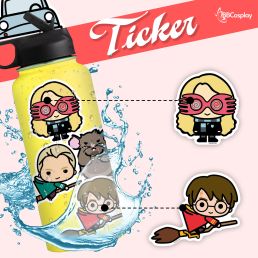 Hình Dán Harry Potter Dễ Thương - Set 10 Tấm Lộn Xộn