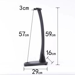 (Hàng Mới Về - HOT) Giá Đỡ Kiếm Để Bàn Gỗ MDF Cao 59Cm - Kệ Gác Kiếm Gỗ MDF Đen Nhám Hoặc Gỗ MDF Vàng Đế Tròn - Vuông