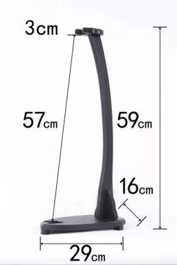 (Hàng Mới Về - HOT) Giá Đỡ Kiếm Để Bàn Gỗ MDF Cao 59Cm - Kệ Gác Kiếm Gỗ MDF Đen Nhám Hoặc Gỗ MDF Vàng Đế Tròn - Vuông