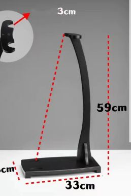 (Hàng Mới Về - HOT) Giá Đỡ Kiếm Để Bàn Gỗ MDF Cao 59Cm - Kệ Gác Kiếm Gỗ MDF Đen Nhám Hoặc Gỗ MDF Vàng Đế Tròn - Vuông