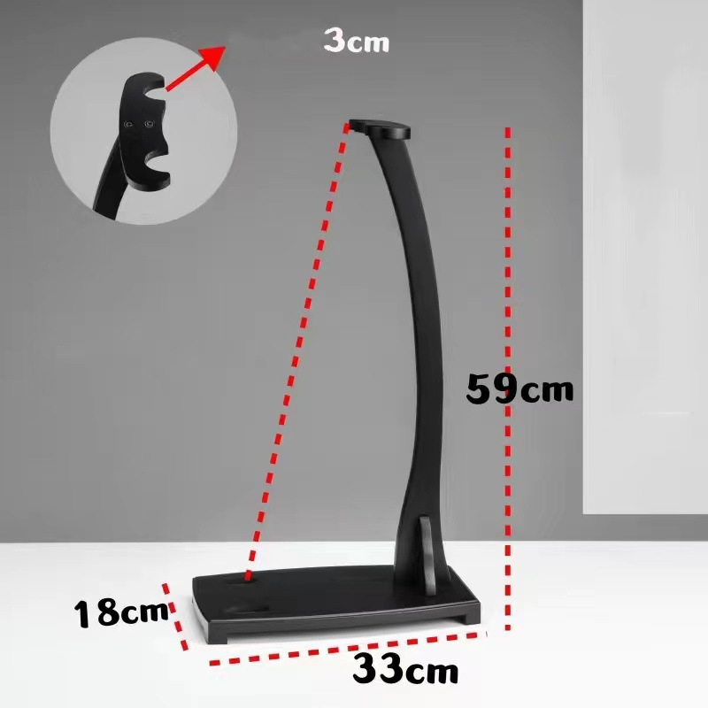 (Hàng Mới Về - HOT) Giá Đỡ Kiếm Để Bàn Gỗ MDF Cao 59Cm - Kệ Gác Kiếm Gỗ MDF Đen Nhám Hoặc Gỗ MDF Vàng Đế Tròn - Vuông