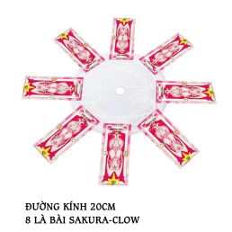 Đĩa Xoay Bài Sakura Cao Cấp - Công Cụ Dùng Để Cosplay Nhân Vật Sakura