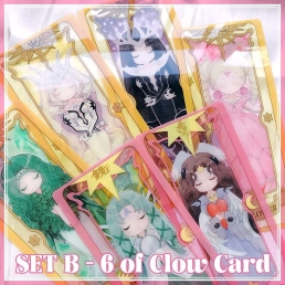 Set Thẻ Bài Sakura Trong Suốt Đủ Màu - Bộ Sưu Tập Ma Thuật Đặc Biệt