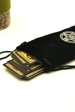 Túi Đựng Bài Tarot Đen Nhung Mịn Màng