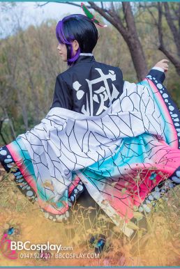 Áo Khoác Trùng Trụ Kochou Shinobu - Kimetsu No Yaiba