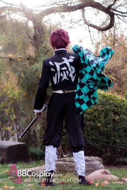 Áo Khoác Kamado Tanjiro - Kimetsu No Yaiba