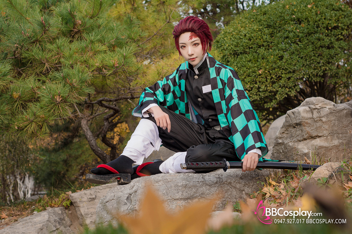 Áo Khoác Kamado Tanjiro - Kimetsu No Yaiba