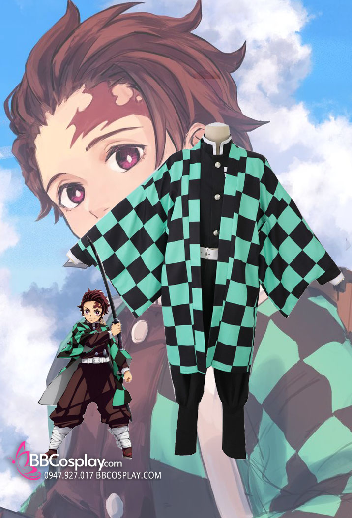 Áo Khoác Kamado Tanjiro - Kimetsu No Yaiba