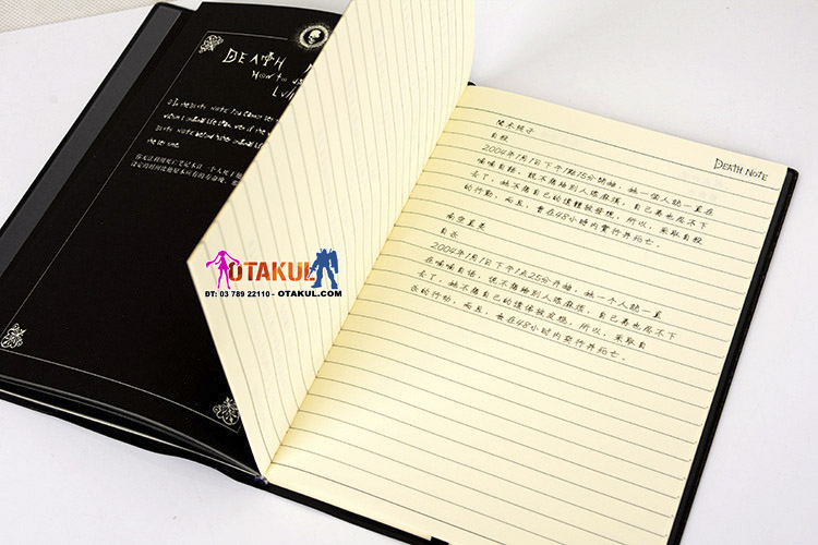 Sổ Tay Death Note Lớn - Cuốn Sổ Tử Thần Lớn Có Hộp Tặng Kèm Bút Lông Và Bookmark 17592