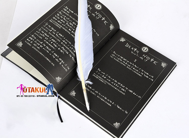 Sổ Tay Death Note Lớn - Cuốn Sổ Tử Thần Lớn Có Hộp Tặng Kèm Bút Lông Và Bookmark 17592