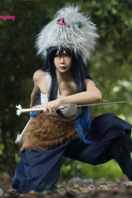 Đồ Cosplay Hashibira Inosuke Phiên Bản Nữ - Kimetsu No Yaiba