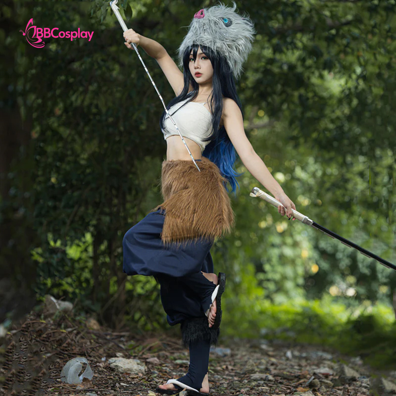 Đồ Cosplay Hashibira Inosuke Phiên Bản Nữ - Kimetsu No Yaiba