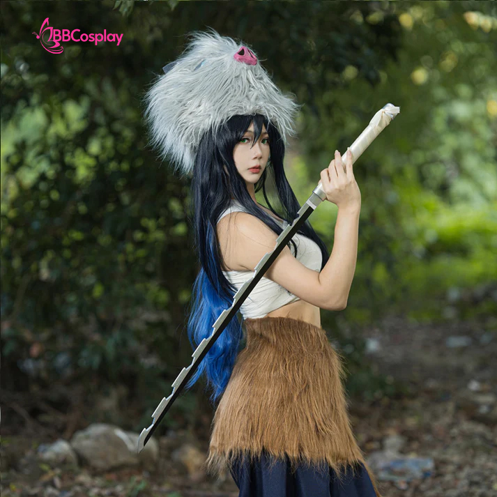 Đồ Cosplay Hashibira Inosuke Phiên Bản Nữ - Kimetsu No Yaiba