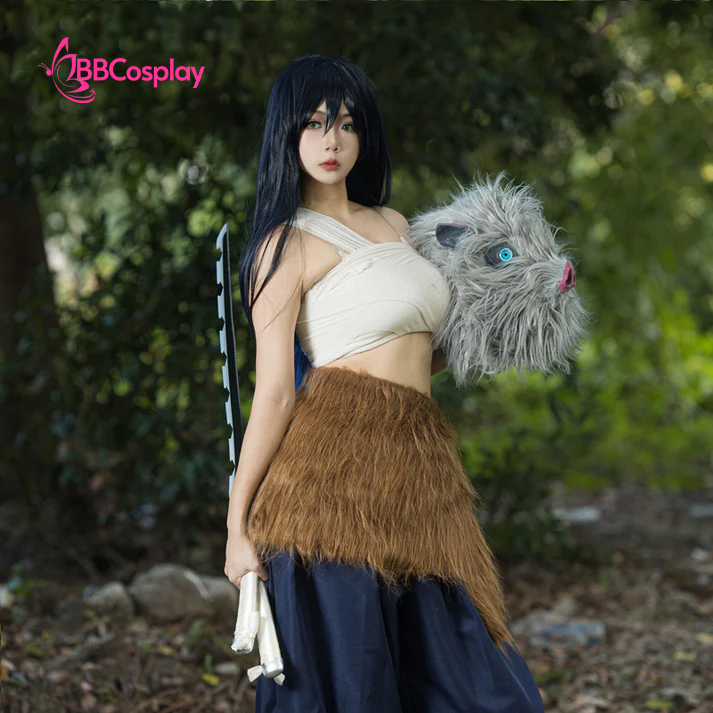 Đồ Cosplay Hashibira Inosuke Phiên Bản Nữ - Kimetsu No Yaiba