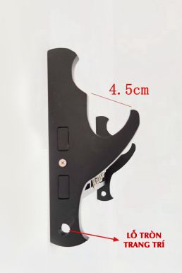 Giá Để Kiếm Treo Tường 2 Tầng CNC Khắc Hoạ Tiết Kỳ Lân Nổi 3D - Vẻ Đẹp Uy Quyền Và Sang Trọng