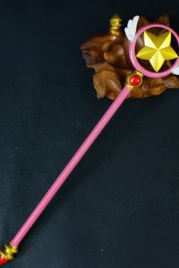 (Hàng Mới 2025) Bộ Gậy Phép Thuật Sakura 22Cm - Gậy Sakura Mỏ Chim 22Cm