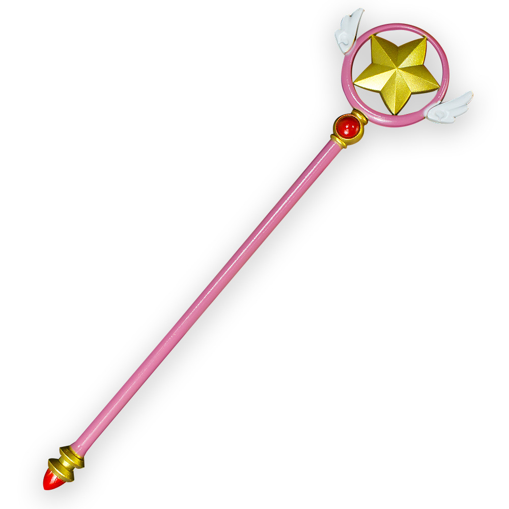 (Hàng Mới 2025) Bộ Gậy Phép Thuật Sakura 22Cm - Gậy Sakura Ngôi Sao 22Cm