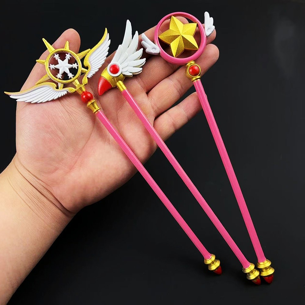(Hàng Mới 2025) Bộ Gậy Phép Thuật Sakura 22Cm - Gậy Sakura Mộng Trượng 22Cm