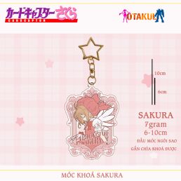 Móc Khóa Cardcaptor Sakura Hồng - Kỷ Vật Phép Thuật Trong Tầm Tay