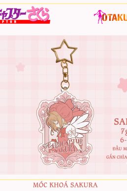 Móc Khóa Cardcaptor Sakura Hồng - Kỷ Vật Phép Thuật Trong Tầm Tay