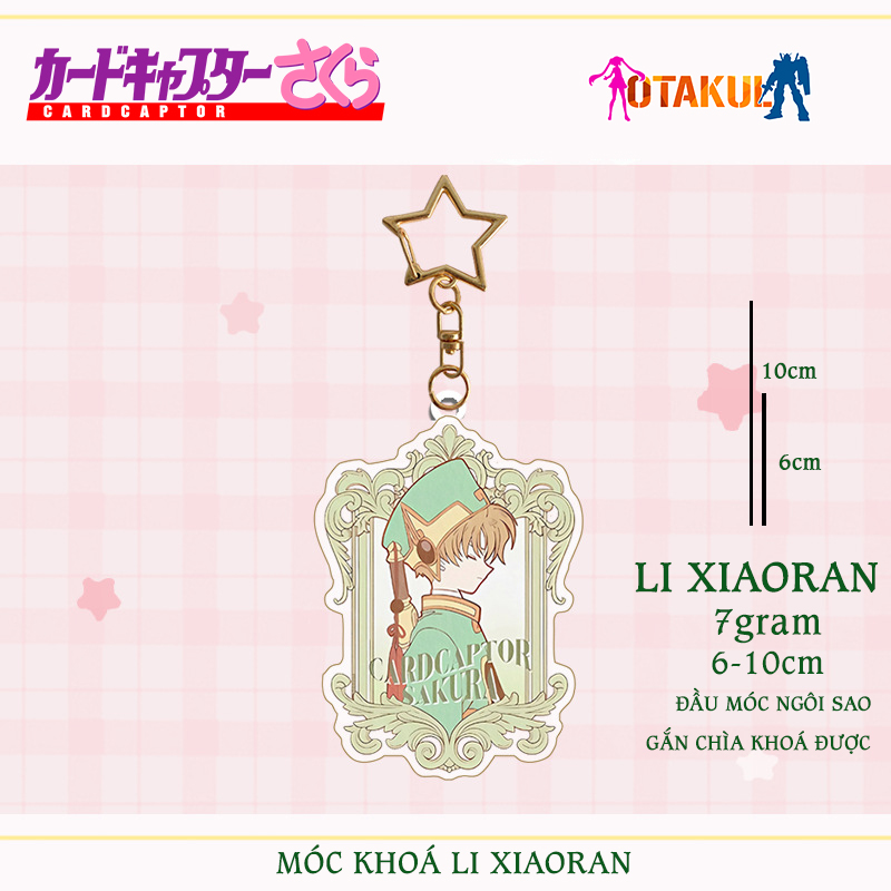 Móc Khóa Cardcaptor Sakura Hồng - Kỷ Vật Phép Thuật Trong Tầm Tay