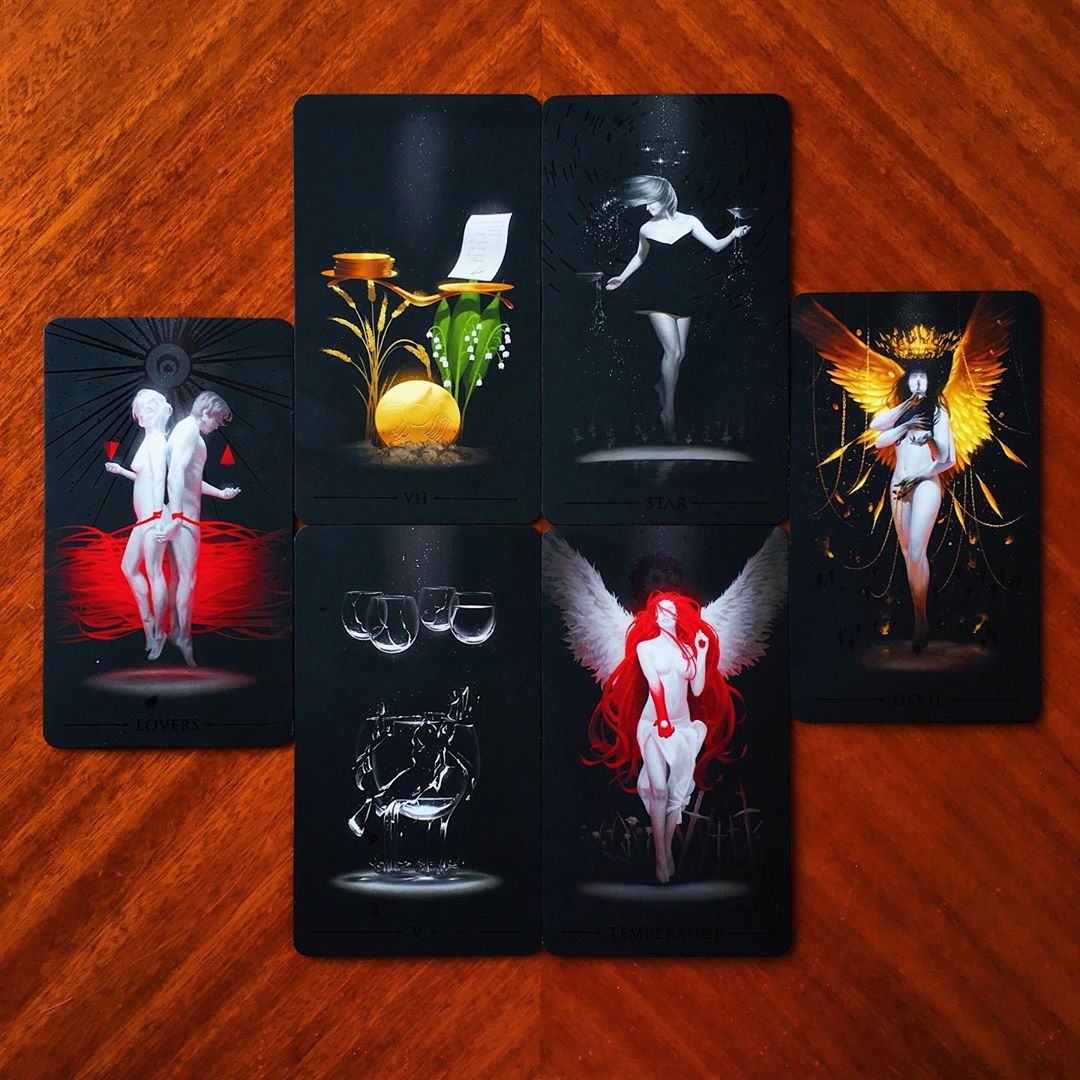 Bài Bài True Black Tarot - Bộ Bài Tarot Huyền Bí