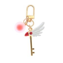 Móc Khóa Mỏ Chim Sakura Có Bi Ngọc