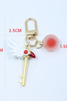 Móc Khóa Mỏ Chim Sakura Có Bi Ngọc