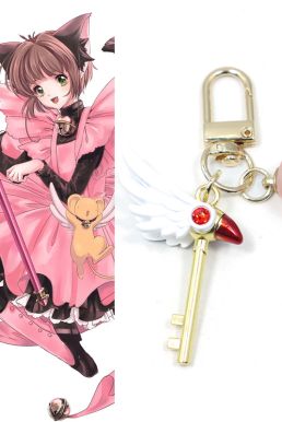 Móc Khóa Mỏ Chim Sakura Có Bi Ngọc