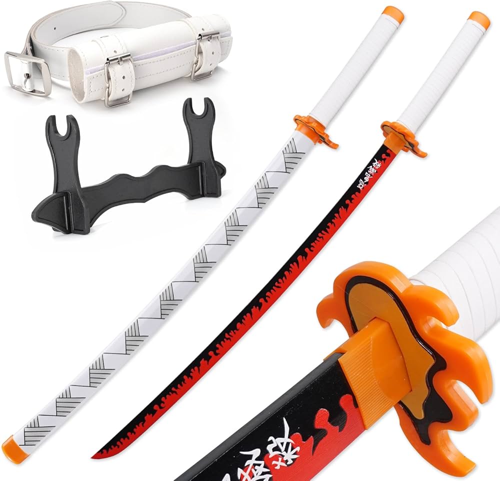 Kiếm Gỗ Luân Kiếm Viêm Trụ Rengoku Thế Hệ 2 - Kimetsu No Yaiba