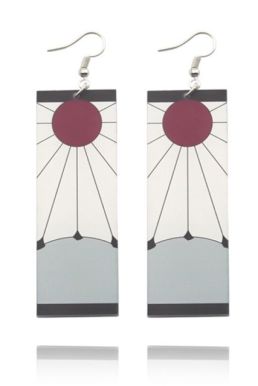 Bông Tai Xỏ Lỗ Tanjiro Kamado - Kimetsu No Yaiba - Phiên Bản Truyện Tranh - Anime Kimetsu